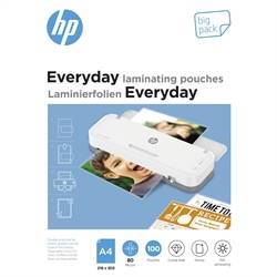 HP Lamineringslomme Klar 80my A4 (100)