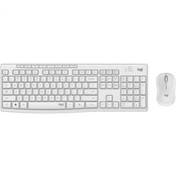 MK295 Silent Wireless Combo Desktop set, Off White (Nordic)