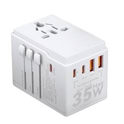  Travel Adapter 35W GaN 3xUSB-C + 2xUSB-A