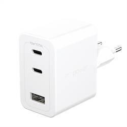  Power Adapter 70W 2xUSB-C - 1xUSB-A