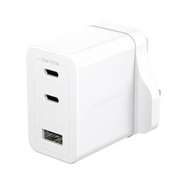  Power Adapter 70W GaN 2xUSB-C - UK