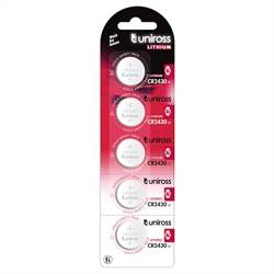  Coincell Battery CR2430 290mAh 5 stk