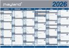 Kæmpekalender 2x6 mdr. papir 2026 (i plastpose) 26064100 