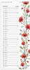Vægkalender Blomster 2026  