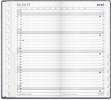 Index Planner månedskalender mørkegrå PP-plast 2026 26090050