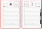 Dagkalender rød PP-plast 2026 26210040 