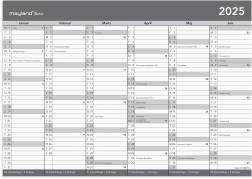 Basic kontorkalender A4 2025