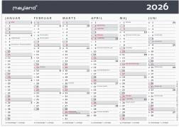 Kontorkalender Moderne A5 2026  