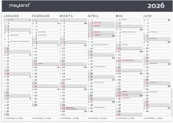 Kontorkalender Moderne A4 2026  