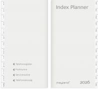 Index Planner månedskalender REFILL + tlf.reg. 2026