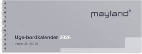 Uge-bordkalender 2026  