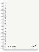 Dagkalender hvid PP-plast 2026  