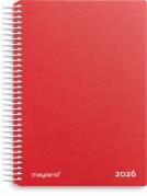 Dagkalender rød PP-plast 2026 26210040 