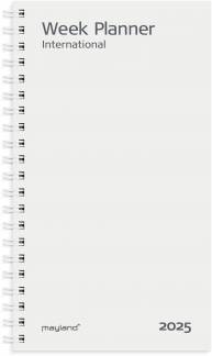 Week Planner International REFILL tværformat 2025