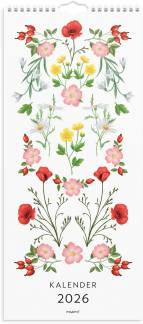 Vægkalender Blomster 2026  
