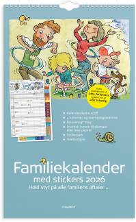 Familiekalender Otto Dickmeiss & Lilja Scherfig 4 kol. 2026