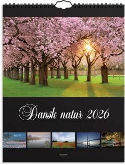 Vægkalender Dansk natur 2026