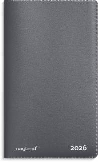 Index Planner mini mørkegrå PP-plast 2026