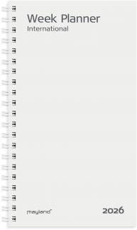 Week Planner International tvæ rformat REFILL 2026 