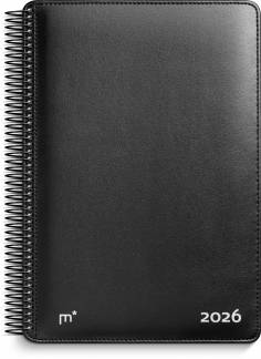 Diplomat ugekalender m/spiral sort kunstskind 2026 