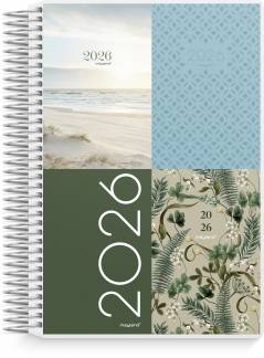 Dagkalender m/4 illu. PP-plast 2026