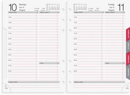 System MM dagkalender REFILL 2026