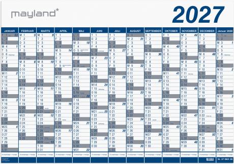 Kæmpekalender 1x13 mdr. PP 2027 
