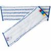 Moppe Velcro Universal Mop Pro 40cm Microfiber &Ouml;ko-tex Hvid/Bl&aring; T&oslash;r/V&aring;d