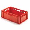 Plastkasse E-2 600x400x200mm r&oslash;d