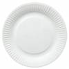 Paptallerken Catersource Ø15cm Bionedbrydelig Hvid