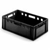 Plastkasse E-2 600x400x200 mm HDPE Sort