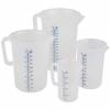 Målekande 5 liter med hank Ø205xH275 mm Polypropylen