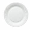 Paptallerken Catersource Ø18cm clay-coated Hvid
