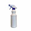 Sprayflaske 500ml med blå sprayer hvid