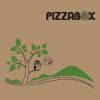 Pizza&aelig;ske TWK/242/E Model C L30xB30xH3cm brun med tryk Pizzabox
