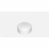 Låg Rund Ø38mm HDPE hvid 250 stk. 