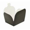 Takeaway &aelig;ske 500 ml 89x109x48 mm PE-Belagt Mat sort 600 stk