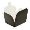 Takeaway &aelig;ske 700 ml 89x109x65 mm PE-Belagt Mat sort 400 stk 