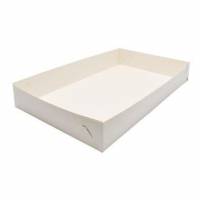 Kage&aelig;ske fold selv nr 5 h&oslash;j L380xB230xH70mm pap hvid