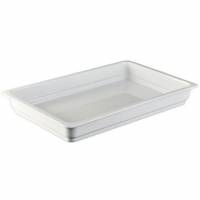 Fad 1/1 GN 53x32x6.5 cm Ovnfast Porcel&aelig;n Hvid