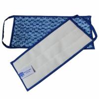 Moppe Velcro Heavy Duty Mop 30cm Microfiber Bl&aring; V&aring;d til tavler/inventar