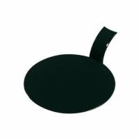 Kageplatte &oslash;80x20 mm PS sort