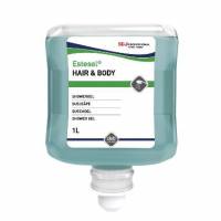 Cremes&aelig;be Estesol Hair and Body Ecolabel m/parfume t dispenser 1 ltr bl&aring;