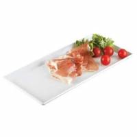 Fad 35x17x2 cm Rektangul&aelig;r Melamin Hvid