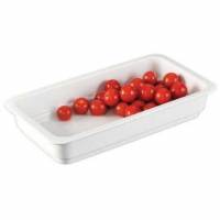 Fad 1/3 GN 32.5x17.6x6.5 cm Ovnfast Porcel&aelig;n Hvid