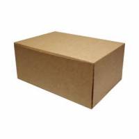 Kage&aelig;ske fold selv SE-model L180xB130xH80mm pap med l&aring;g uden rude brun/hvid