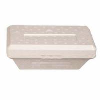 Isboks 1ltr termo/portionsboks L232xB134xH68mm Med L&oslash;st L&aring;g Hvid