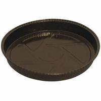 Kageform &oslash;199/206x27 mm pap med PET brun