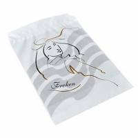 Hygiejnepose Fr&oslash;ken 245x350 mm 35 my med Hul til krog 50\% genbrugsplast Hvid/Gr&aring;