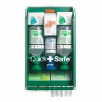 Sikkerhedsskab QuickSafe Complete med &Oslash;jenskyl/Brandgel/Plastre/Kompres/S&aring;rrens
